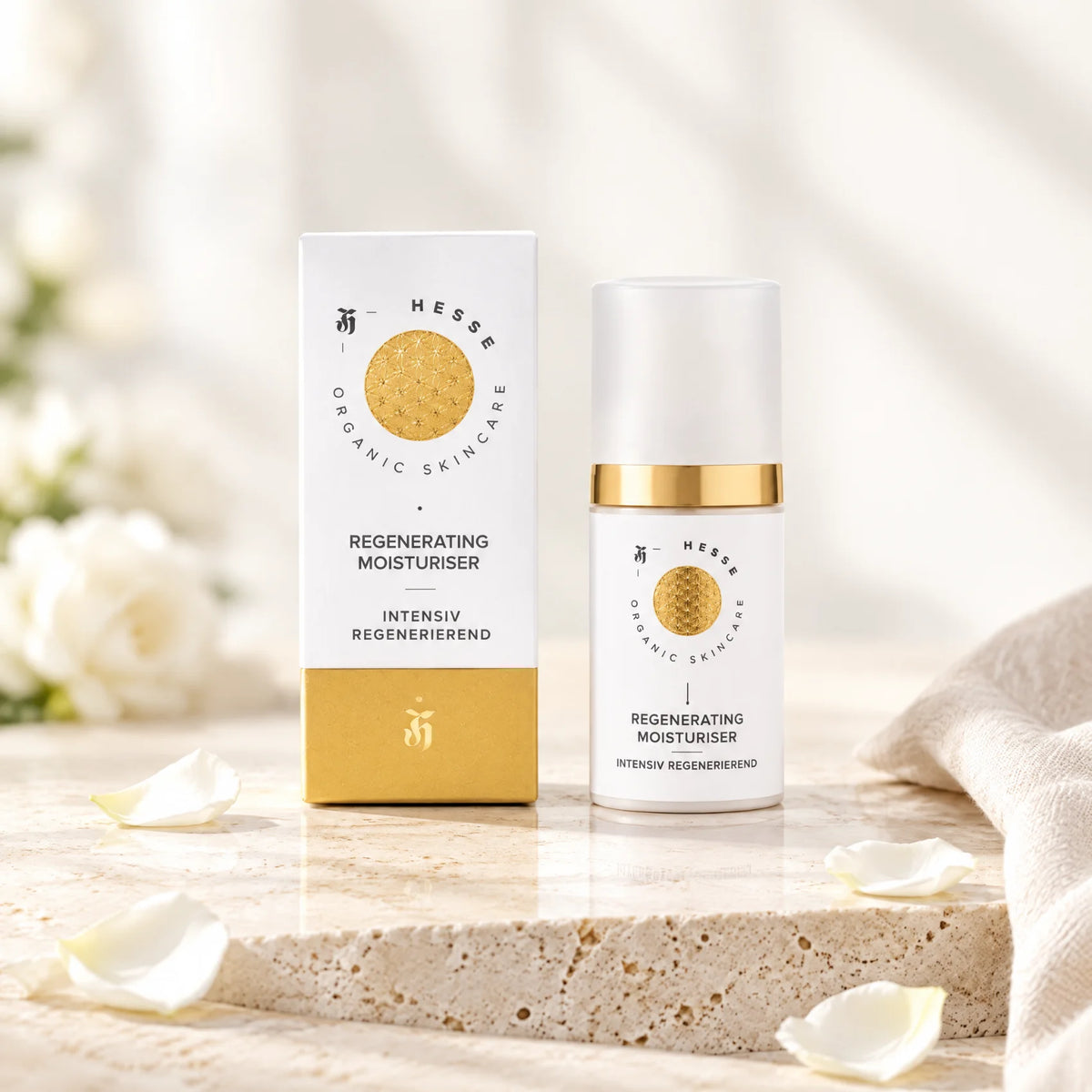 Regenerating Moisturiser auf Stein [KI]